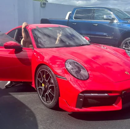 red Ferrari