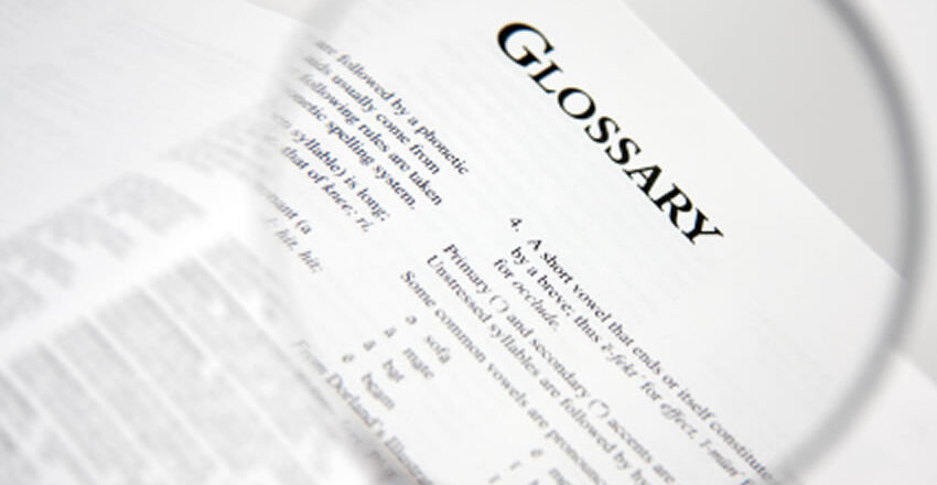 Glossary