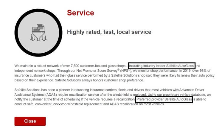 Safelite unfair insurance practices